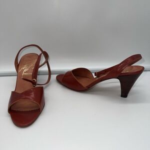 Vintage Deadstock Made in Italy for Lord & Taylor Ankle Strap Pumps 6.5 NARROW